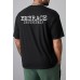 Black EMBRACE DEFINITELY Drop Sleeve Men's Oversized Tee