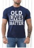 Blue Old Lives Matter Funny Sarcastic Humor Men's T-Shirt